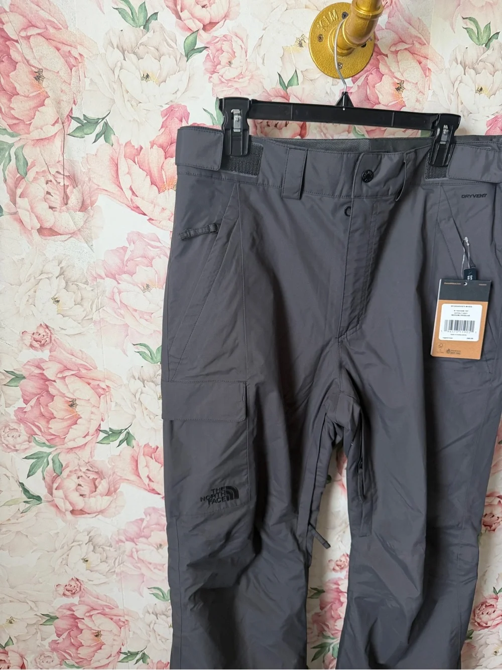 NWT The North Face Men's Freedom Insulated Pants Asphalt Grey size M